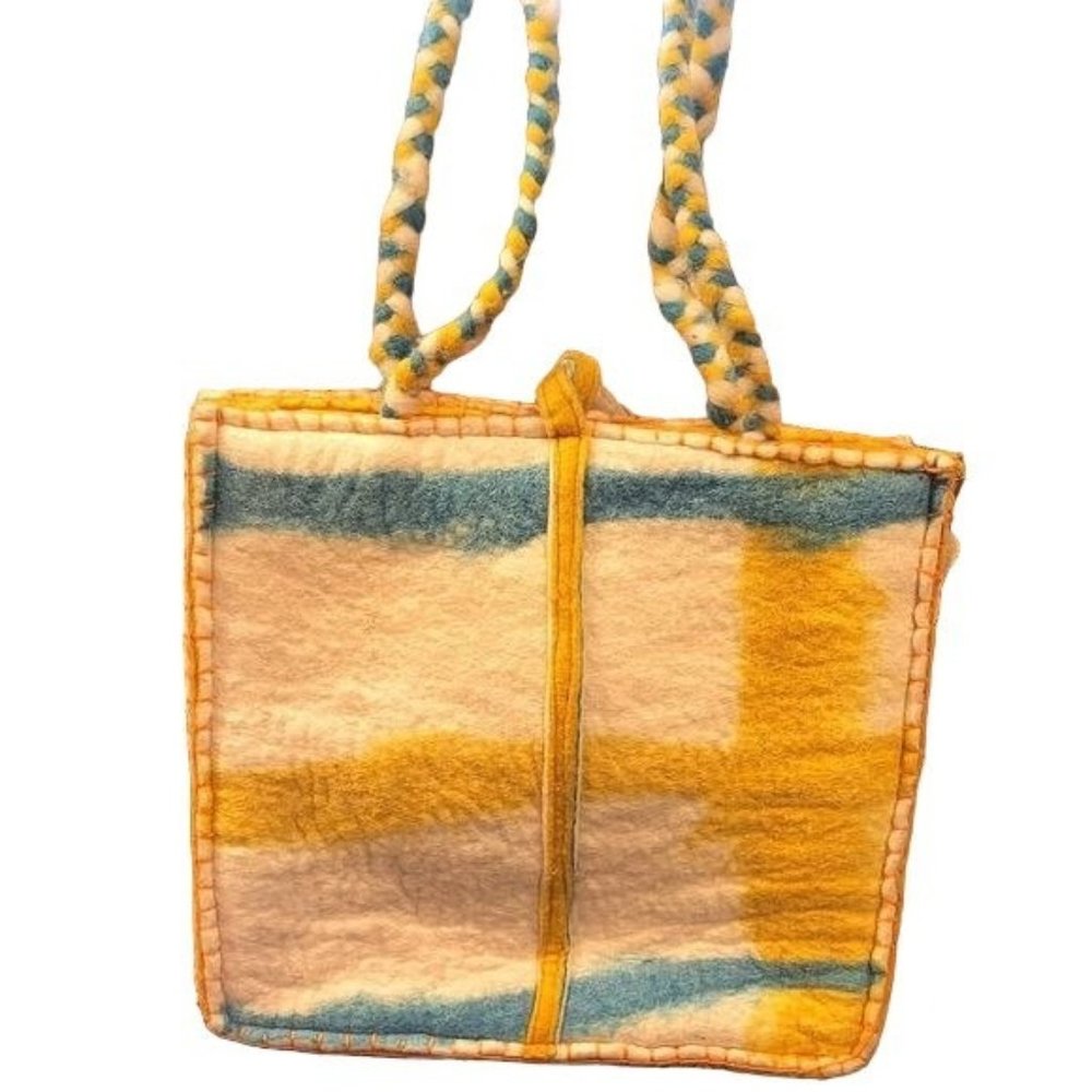 Wool Blanket Boho Bag
